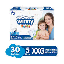 PAÑALES WINNY ETAPA 5 X 30 UNIDADES CENTRAL