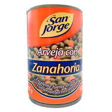 ARVEJA CON ZANAHORIA SAN JORGE X 280 GR