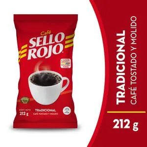 CAFE SELLO ROJO X 212G
