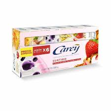 PAQUETE DE JABONES CAREY SURTIDO X 6 UNIDADES