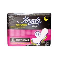 TOALLAS HIGIENICAS ANGELA NOCTURNA X 8 UNIDADES CENTRAL